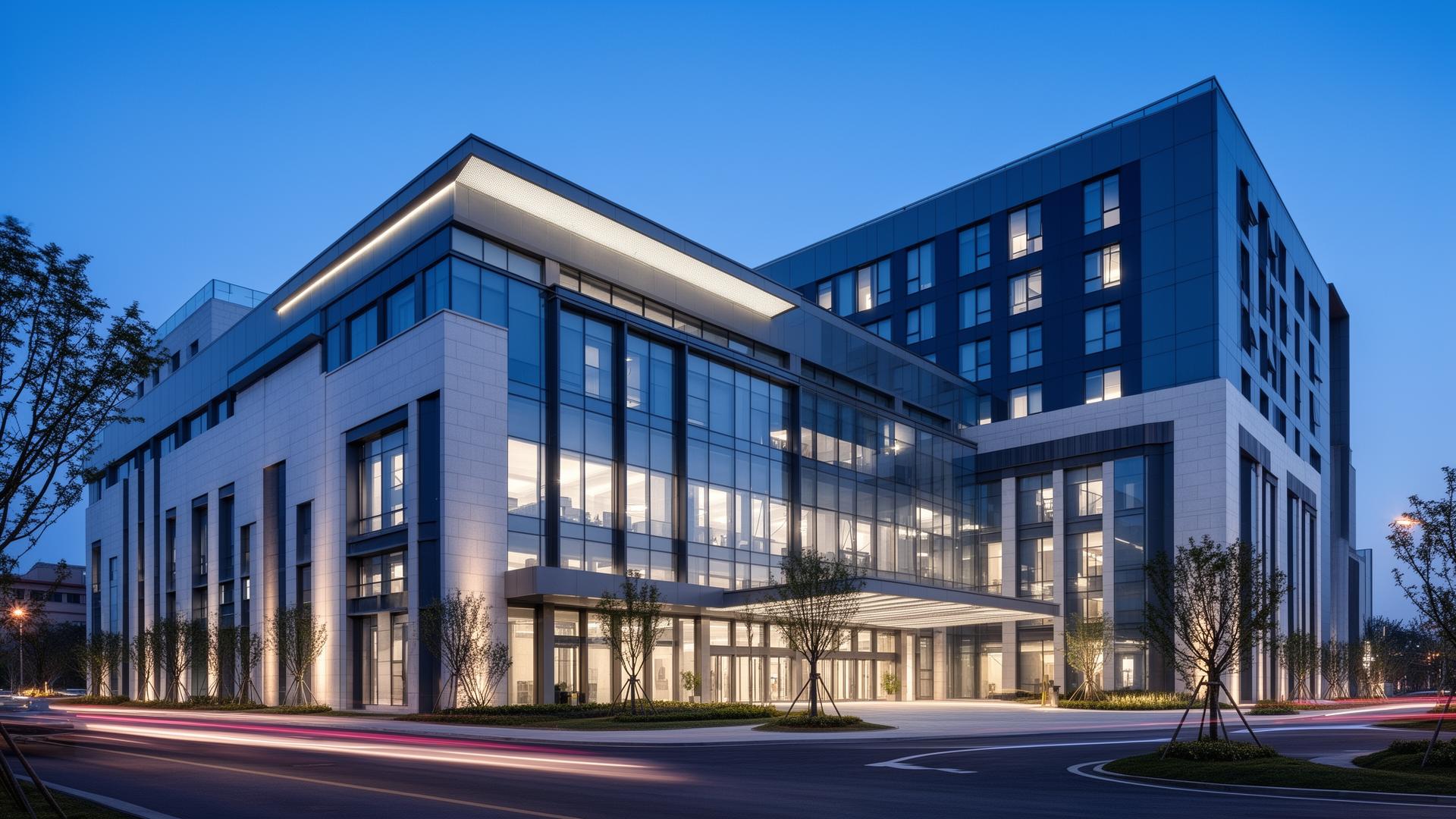 Modern hospital